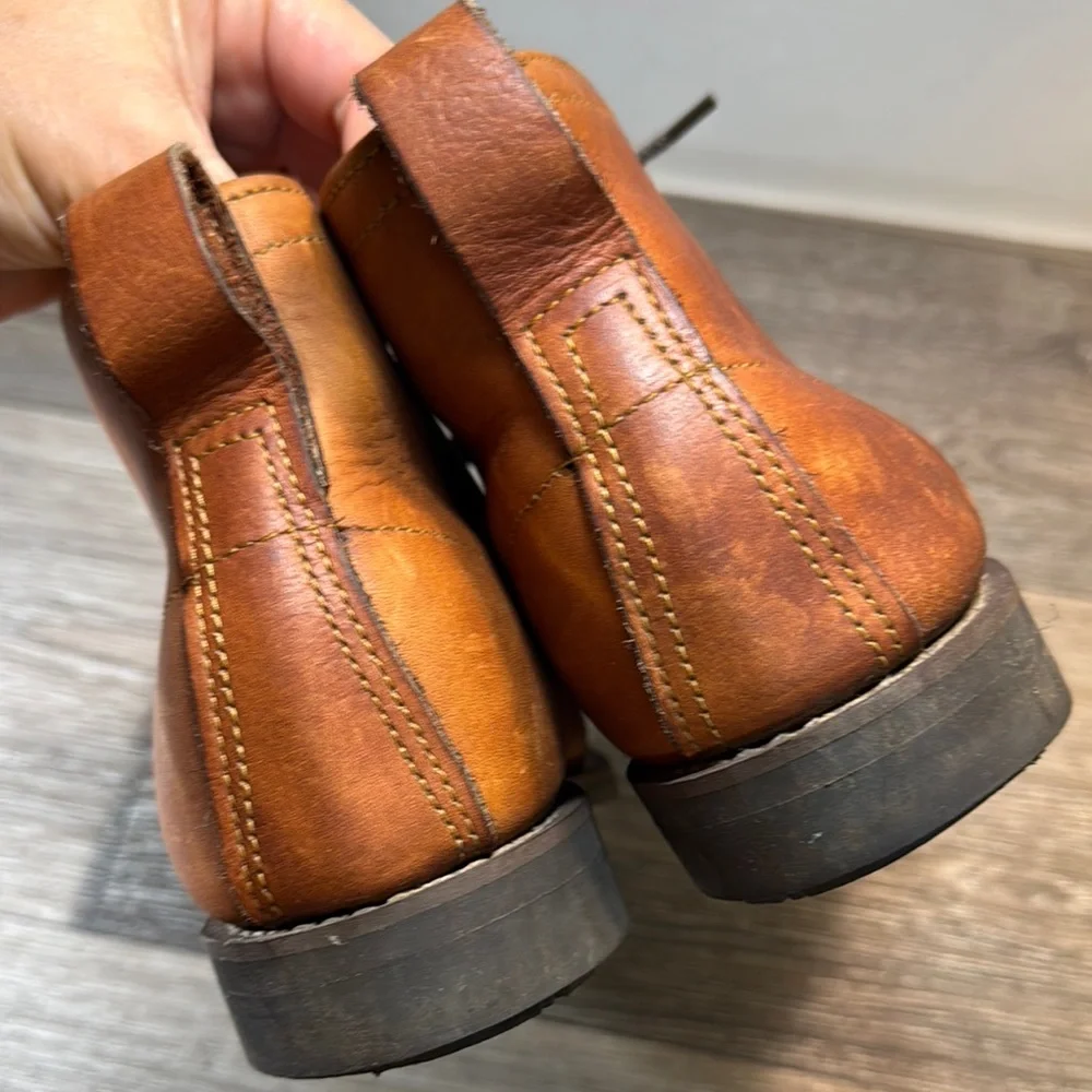 Vintage Gokey company Brown Leather Ankle Boots men’s 9 (s21)